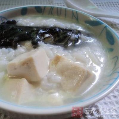 冰糖豆腐粥