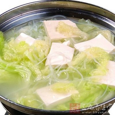 小白菜燉豆腐的制作方法