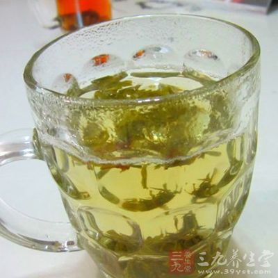 早上：蜂蜜绿茶一杯