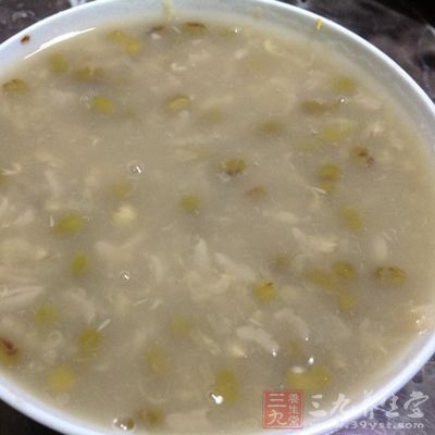 绿豆糯米粥