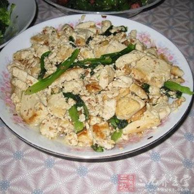 油麦菜烧豆腐