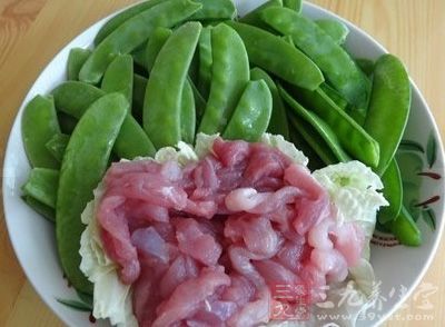 食材主料 荷兰豆、肉片