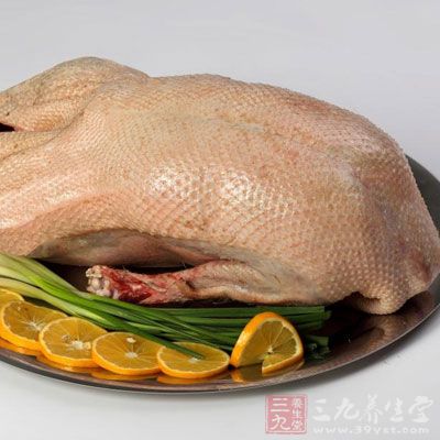 鵝肉含蛋白質，油脂，卵磷脂，維生素，鈣、鎂、鐵等