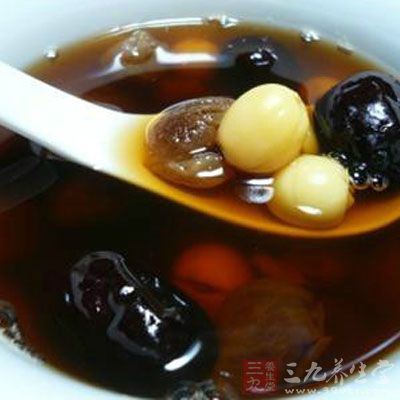 桂圆莲子茶