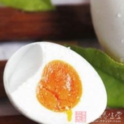 不宜食用鸭蛋