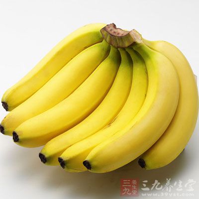 香蕉中钾元素的含量很高