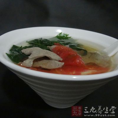 菠菜豬肝湯