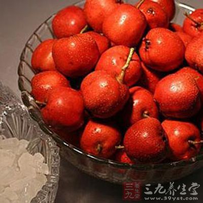 山楂數(shù)個(gè)紅糖少許