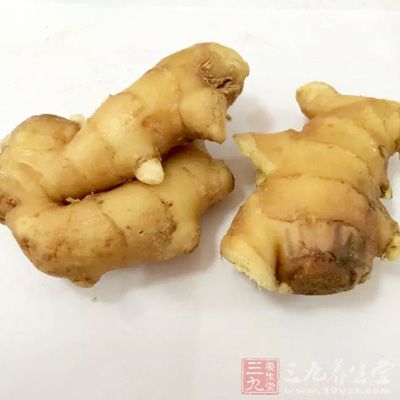 处方：生姜汁60g，白蜂蜜30g