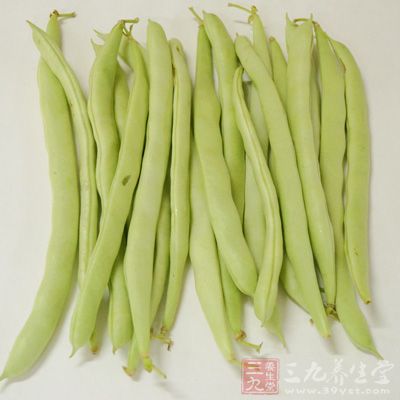 豆角的两端以及荚丝是不可以食用的