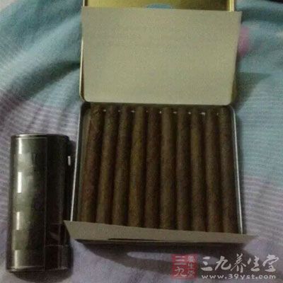 一只烟要一次吸完