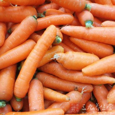 胡萝卜可以帮助身体排除毒素