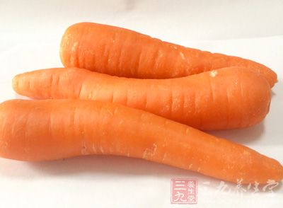 每周平均吃5次胡萝卜