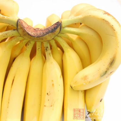香蕉，可以在你发烧时使用，增加你的口感