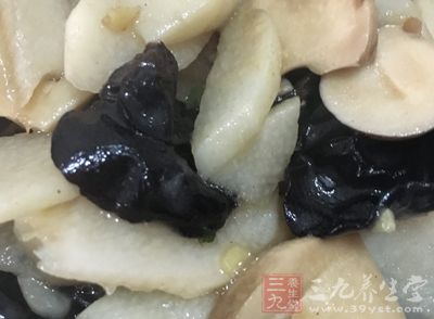 植物性食物如有香菇、木耳