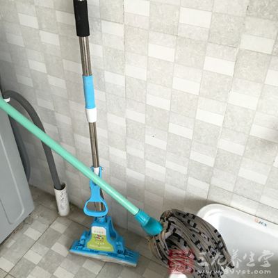 拖把是生活中的细菌的阵地