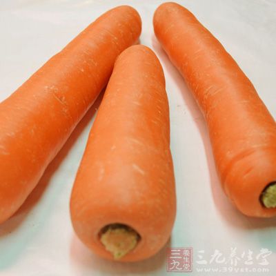 胡蘿卜中含有豐富的水溶性膳食纖維