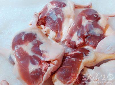 鸭肉是含B族维生素和维生素E比较多的肉类