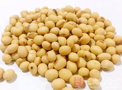 大豆中含有极丰富的植物性蛋白质