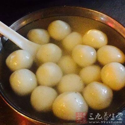 汤圆属精白主食