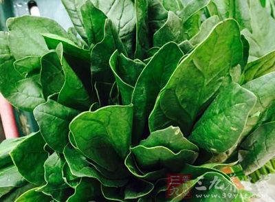 菠菜中的维生素C含量相当高