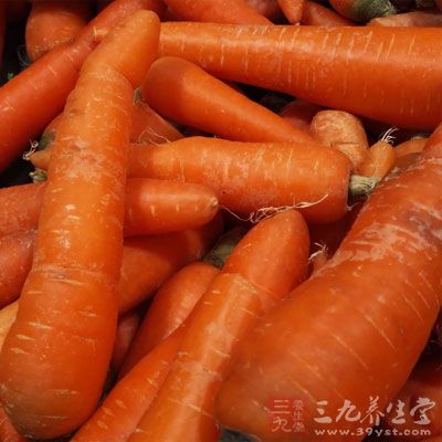 胡萝卜中具有非常丰富的维生素