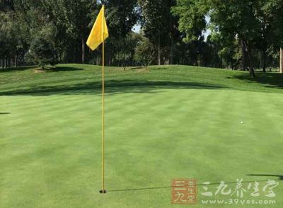 四成的推杆时是在果岭推杆区域进行的 四成的推杆时是在果岭推杆区域进行的