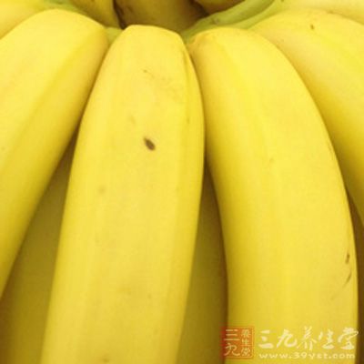 香蕉含有丰富的镁元素