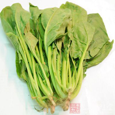 用新鲜菠菜250克