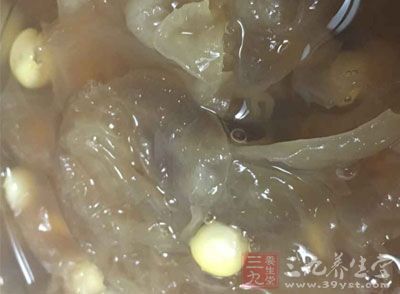 银耳中含有蛋白质、脂肪、矿物质及糖类