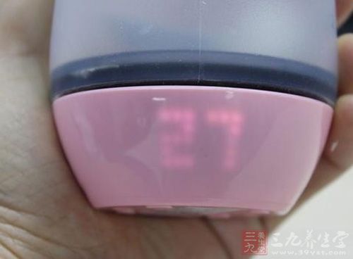 杯底的温度显示 杯底的温度显示