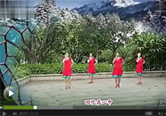 雪山下的情歌广场舞动作教学视频
