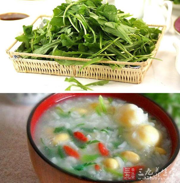 荠菜黄豆粥 荠菜的饮食小常识.jpg