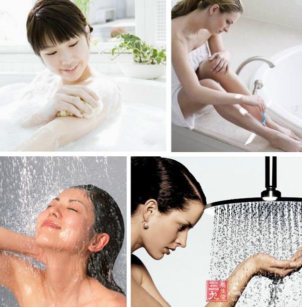 生活小常识   大部分的女性在洗澡的时候要注意的地方比男性多得多