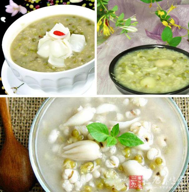百合绿豆粥