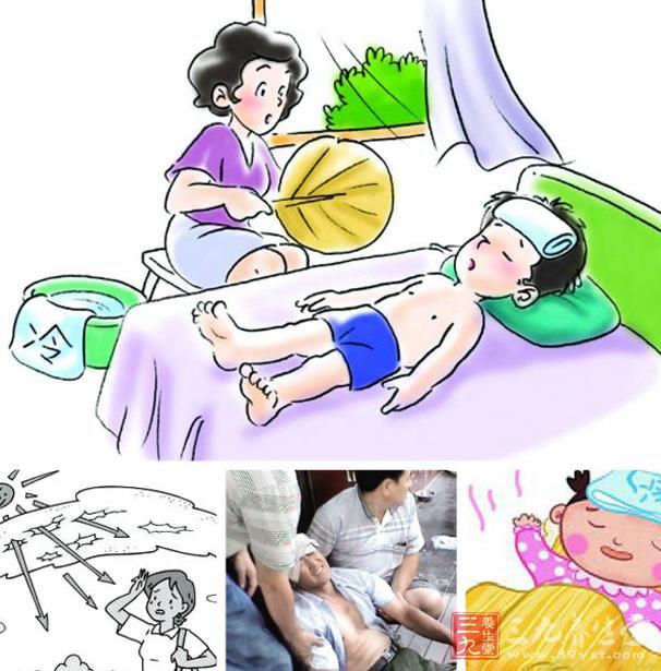 9特殊人群防暑降温 夏天高温季节,对于老年人、孕妇、有慢(xing)疾病的人,特别是有心血管疾病的高危人群,在高温季节要不仅要尽可能地减少外出而且要给予特别关注,在室内必须控制合适的室温,服用防暑饮品,及时观察是否出现中暑征兆。 中暑的症状是什么 1.先兆中暑 人在高温环境下,经过一段时间后,会出现疲乏、头昏、眼花、乏力、恶心、动作迟缓、胸闷、心悸、大汗、口渴、注意力不集中,即为先兆中暑。此时,体温正常或略高。若离开高温环境,休息数小时使可恢复。 2.