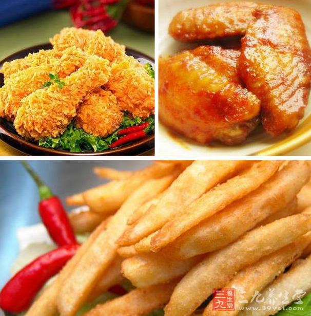 油炸类食物