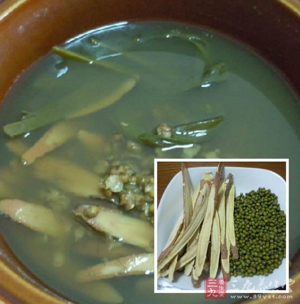 宝宝手湿疹食疗方之绿豆甘草汤.