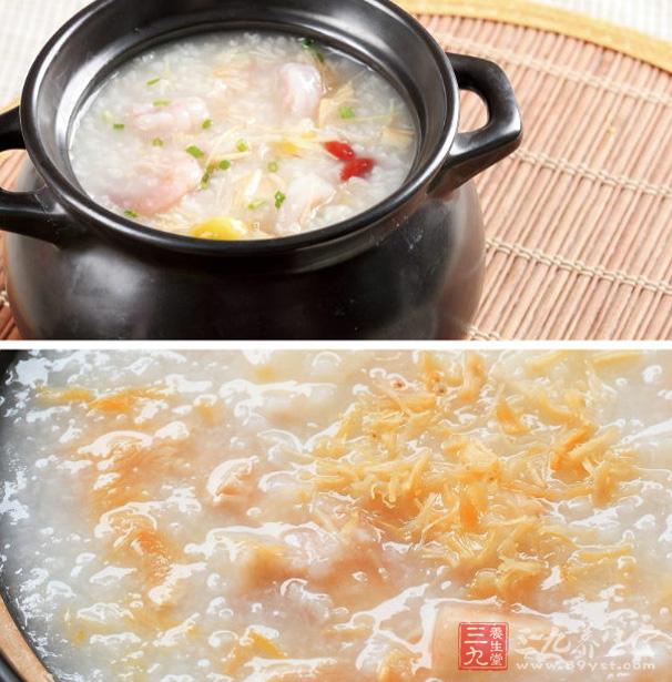 花胶瑶柱粥 健康美味的营养粥 花胶瑶柱粥 健康美味的营养粥