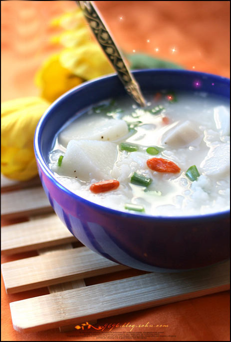 山药枸杞养生粥