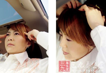 养生保健头部按摩