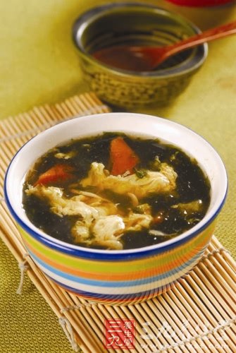 紫菜南瓜汤可护肝补肾