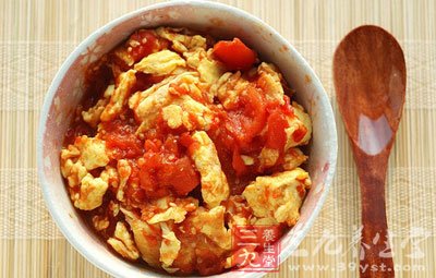 番茄炒蛋可抗衰老