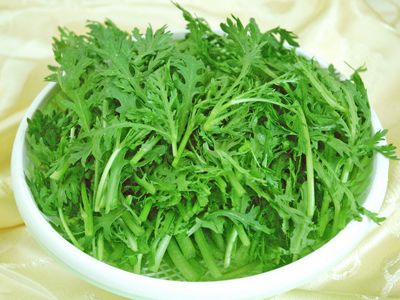 茼蒿含有丰富的粗纤维