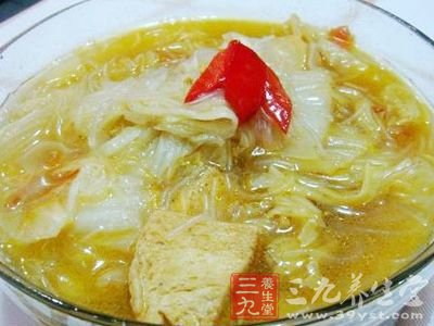 白菜炖豆腐