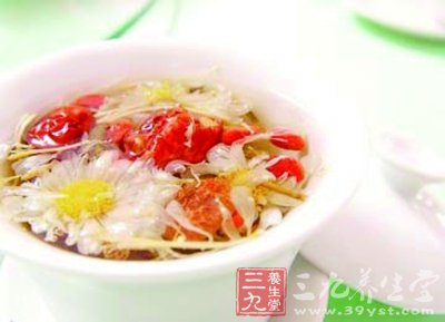 胃寒少喝菊花茶 火大别喝红枣茶