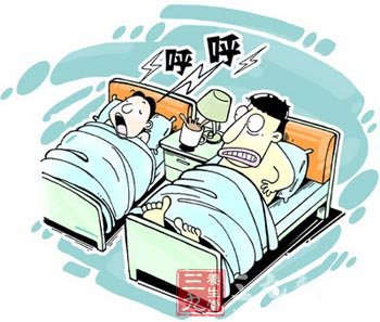 巨大的打鼾声