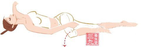 卧位拉筋法