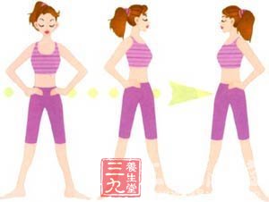 站立扭腰轻松摆脱下半身臃肿