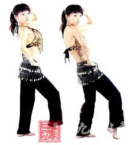 性感肚皮舞 三招让你快速丰胸